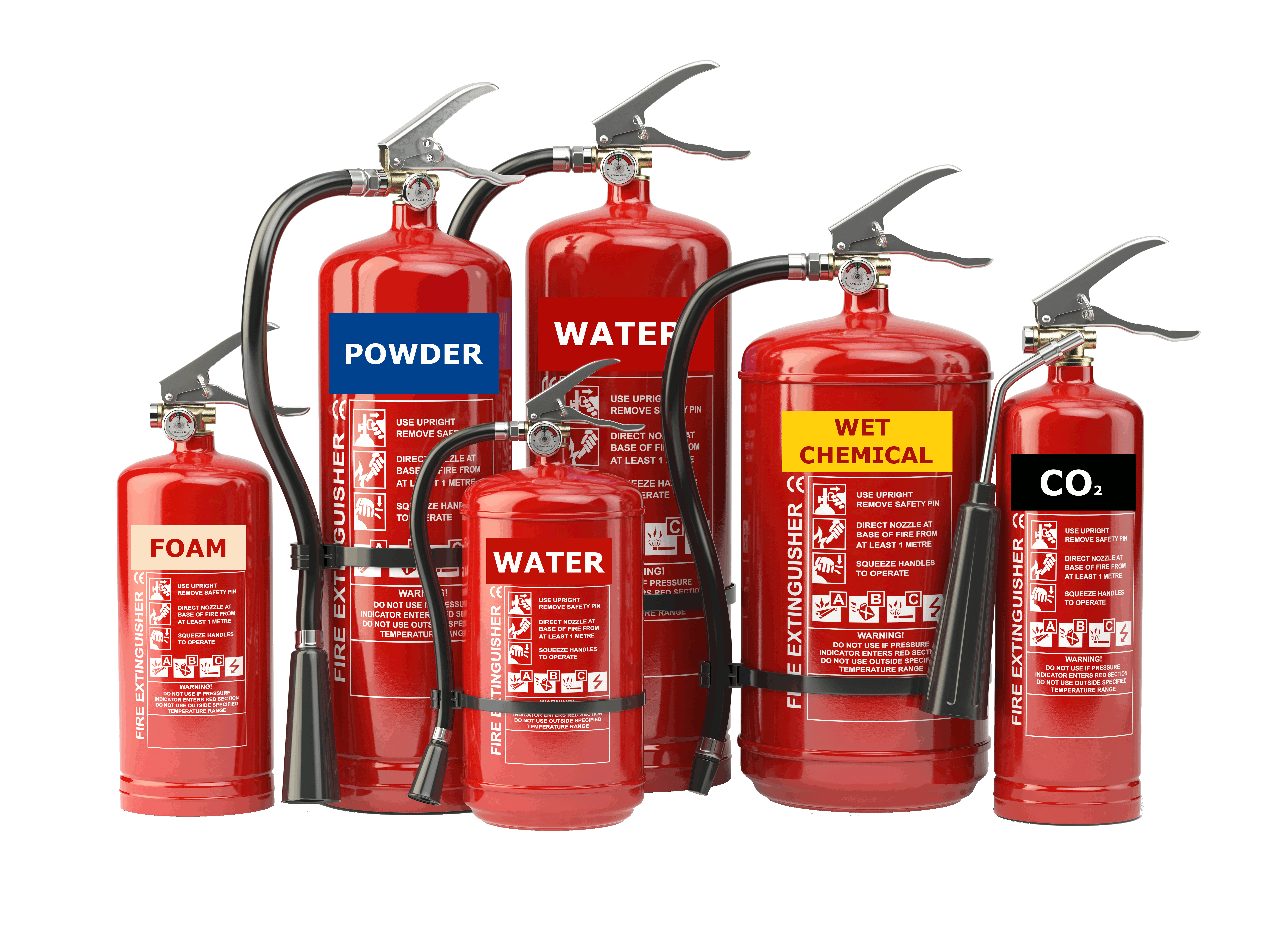 Fire extinguishers